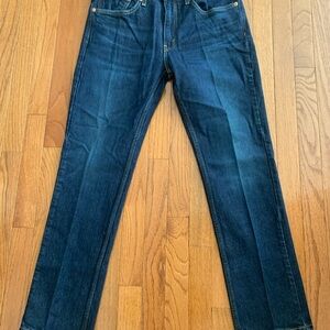 Levi's Men's 511 34x30 Original Straight Fit Jeans - Dark Wash